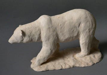 Bea Mol - sculptuur, IJsbeer - 14 cm - Terracotta