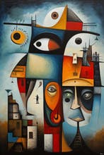 Felix van Horst - Abstract Ambiguity (XXL), Antiek en Kunst