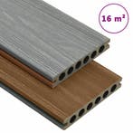 vidaXL Terrasplanken met accessoires 16 m² 2,2 m HKC bruin, Verzenden