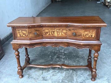 Wandtafel - Hout, Metaal - consoletafel