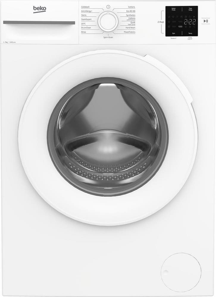 Beko BM1WU3721W - Wasmachine - 7 kg - 1200 tpm -, Electroménager, Lave-linge, Enlèvement ou Envoi