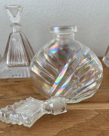Carafe (5) - Cristal - Flacon de parfum irisé