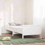 vidaXL Bedframe met uitschuifbaar matras Wit 80 x 200 cm, Verzenden, Nieuw