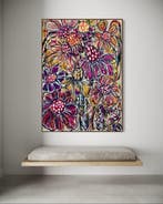 Maraé - Fleurs Libres, Antiek en Kunst, Kunst | Schilderijen | Modern