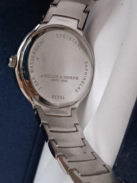montre-bracelet - Abeler & Söhne - Contemporain acier, Handtassen en Accessoires, Horloges | Heren