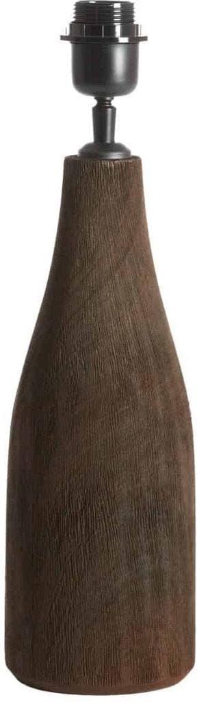 2dekans | Light & Living Tafellamp Trapino Ø13x32 cm - Bruin, Ophalen of Verzenden, Nieuw