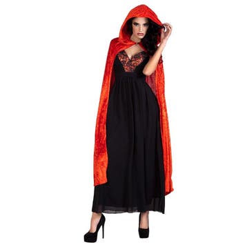 Halloween Cape Rood 1,7m, Verzenden, Nieuw