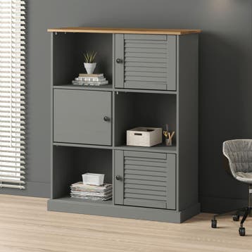 vidaXL Boekenkast VIGO 90x35x114,5 cm massief grenenhout, Verzenden