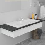 vidaXL Inbouwwastafel 81x39,5x18,5 cm keramiek wit, Verzenden, Nieuw