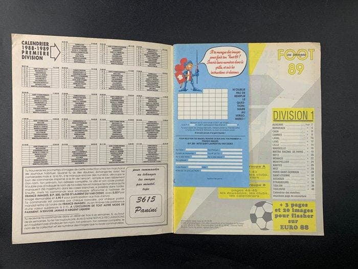 1988/89 Panini Complete Sticker Album  Football en images, Verzamelen, Stickers