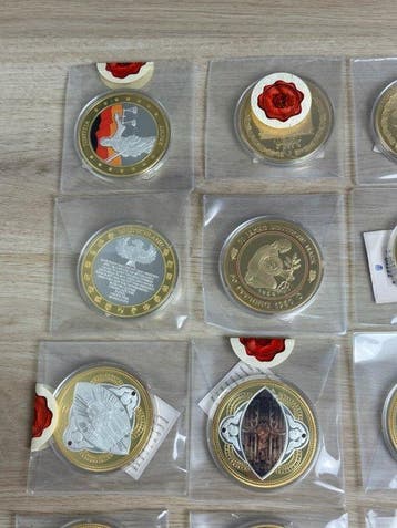 Allemagne. XXL Giant SIze Medals with certificates - Lot of, Antiek en Kunst