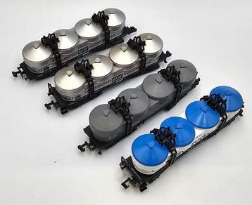 Minitrix N - 3518, 3508, 2× 3586 - Modeltrein goederenwagon, Nieuw