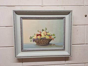 F. Boonsma (XX) - Stilleven met een rijk gevulde Fruitmand, Antiek en Kunst, Kunst | Schilderijen | Klassiek