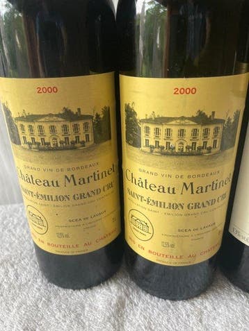 2000 x 2 Château Martinet 1971 Chateau Touran 2002 Chateau, Collections