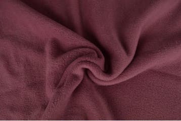 10 meter fleece stof donker oud roze - Anti Pilling Fleece, Verzenden