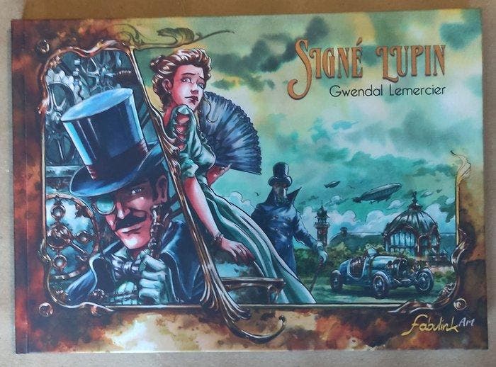 Signé Lupin - Artbook + ex-libris + dédicace couleur - C - 1, Livres, BD