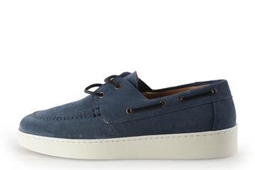 Manfield Bootschoenen in maat 43 Blauw, Manfield, Zo goed als nieuw, Verzenden, Blauw