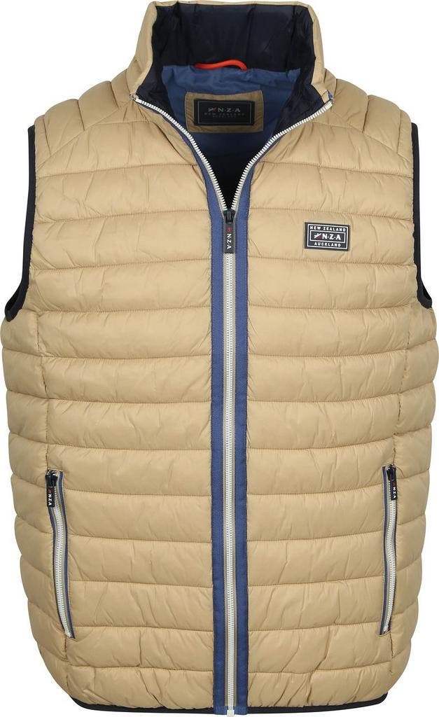 NZA Bodywarmer Puffer Beige maat Maat 38/40 (M) Heren, Kleding | Heren, Jassen | Winter, Beige, Nieuw, Verzenden