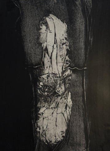 Robert Detheux (1932-2010) - Le Voile déchiré – vers 1980 -