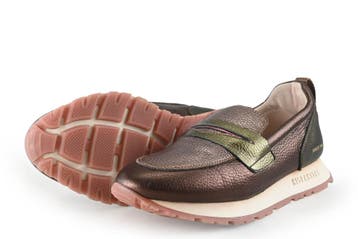 Hispanitas Loafers in maat 39 Bruin, Verzenden, Zo goed als nieuw, Bruin, Overige typen