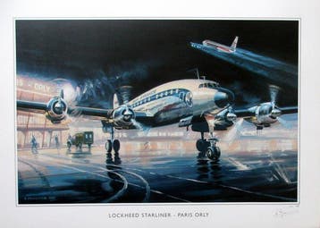 Lockheed Super Starliner - Air France 1959 Paris