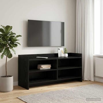vidaXL TV Kast 100 x 33 x 47 cm Zwart eiken Bewerkt hout, Verzenden