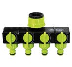 AMIG Tuinslang koppeling 4-weg afsluiter model R06