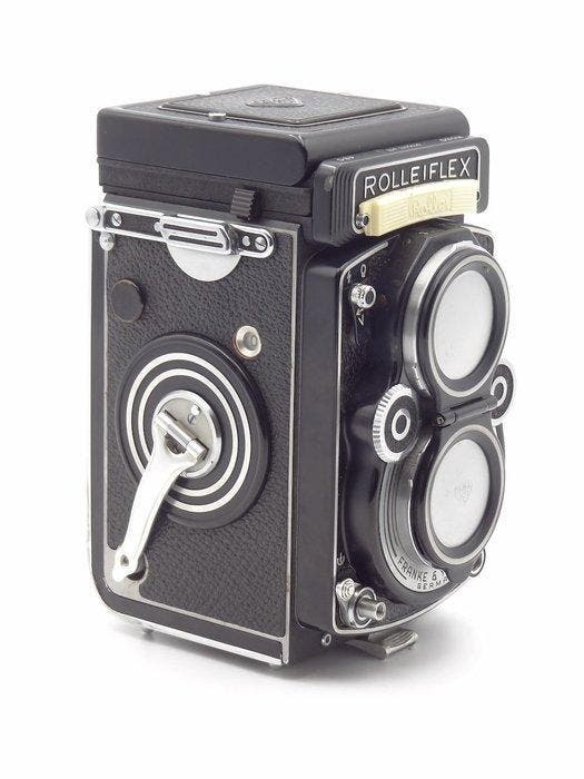 Rollei Rolleiflex 3.5F Model 2 TLR with Carl Zeiss Planar, Audio, Tv en Foto, Fotocamera's Analoog