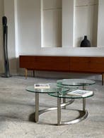 Ronald Schmitt - Table basse - Verre, Acier