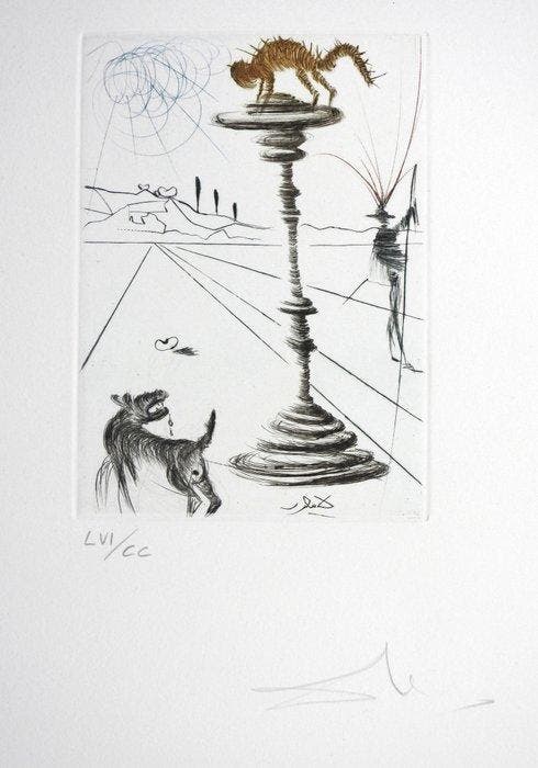 Salvador Dali (1904-1989) - The Taming Of The Shrew, Antiquités & Art, Antiquités | Autres Antiquités