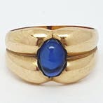 Bague - 18 carats Or jaune Spinelle