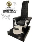 Luxe Spa Stoel met Voetenbad Trone of Destiny - Complete..., Elektronische apparatuur, Verzenden, Nieuw, Hand- en Voetverzorging