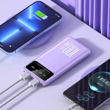 50.000mAh Powerbank met 3 Oplaadpoorten - LED Display &, Télécoms, Verzenden
