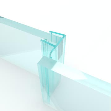Douchedeurafdichting 2000 mm - tbv 8 mm glas - met lip -10 m, Verzenden, Nieuw