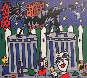James Rizzi (1950-2011) - City Cats