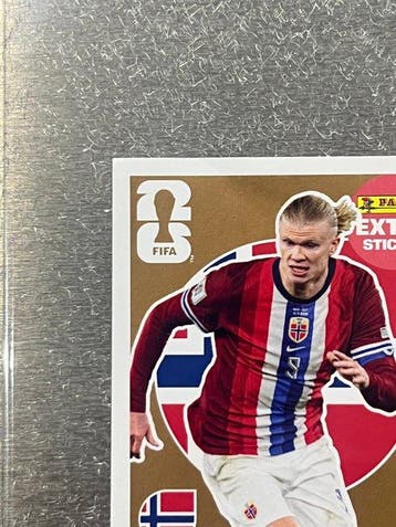 Erling Haaland – Extra Sticker Bronze – Panini FIFA World, Nieuw