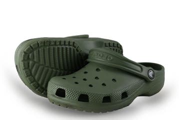 Crocs Muiltjes in maat 35½ Groen, Verzenden, Zo goed als nieuw, Crocs, Groen