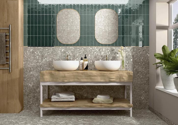 Wandtegel Valence May Vert Groen Glans 6,5x20 (Muurtegels), Doe-het-zelf en Bouw, Tegels, Minder dan 20 cm, 20 tot 40 cm, 10 m² of meer