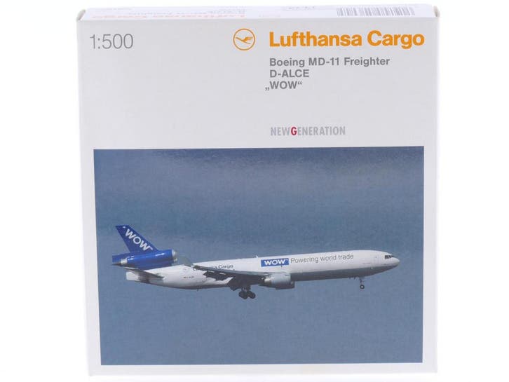 Schaal 1:500 Herpa 506045 Lufthansa Cargo Boeing MD-11 Fr..., Hobby & Loisirs créatifs, Modélisme | Avions & Hélicoptères, Enlèvement ou Envoi
