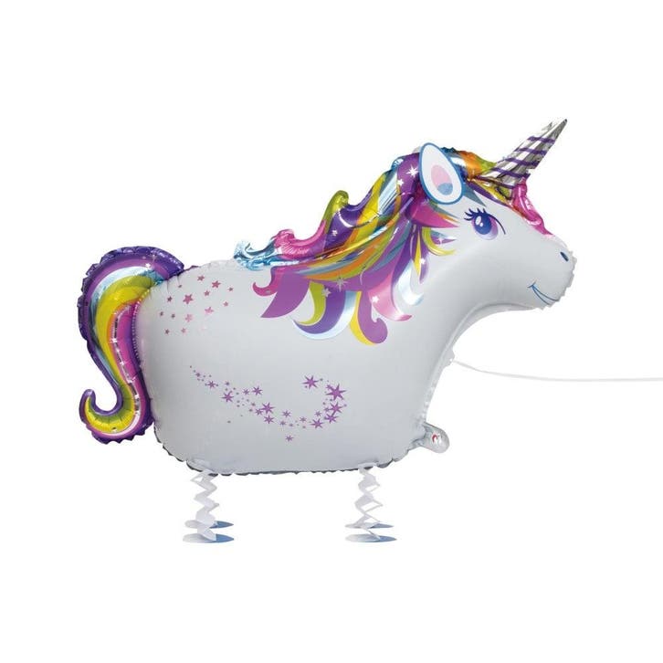 Airwalker Unicorn 86cm, Hobby en Vrije tijd, Feestartikelen, Nieuw, Verzenden