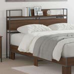 vidaXL Opberghoofdbord met opslag bruin eikenkleur Bewerkt, Verzenden