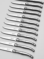 Laguiole - 12x Steak Knives - Completely Stainless Steel -