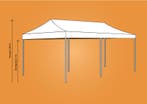 Ambisphere | Vouwtent 4x8m LICHTBLAUW Feesttent-Partytent, Partytent