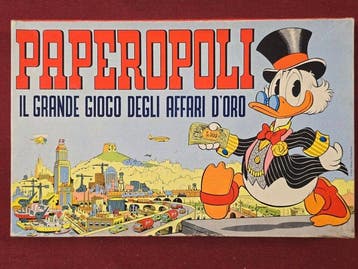 Paperopoli il grande gioco degli affari doro - Scatola