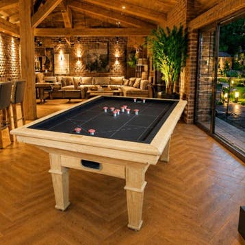 Verwarmde golfbiljart/topbiljart/stoppenbiljart/tapbiljart/, Sport en Fitness, Ophalen of Verzenden, Zo goed als nieuw, Biljarttafel