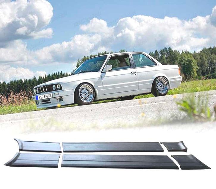 MOULURES PORTES BMW E30 COUPE 82-90 LOOK M TECH 2 ABS, Auto-onderdelen, Carrosserie, Verzenden