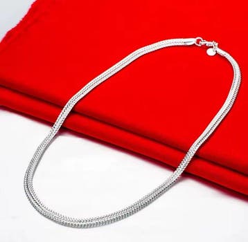 Sans prix de réserve - Collier Argent - Chaîne en argent, Nieuw