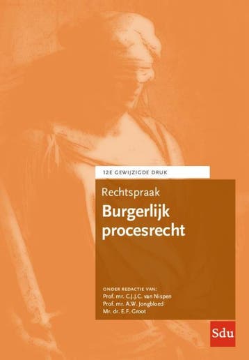 Rechtspraak Burgerlijk procesrecht / Rechtspraakreeks, Boeken, Verzenden, Zo goed als nieuw