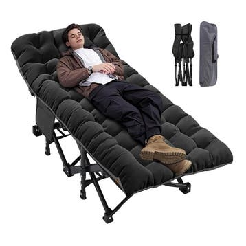 Furnibear Heavy-Duty opvouwbaar campingbed met matras, draag, Verzenden