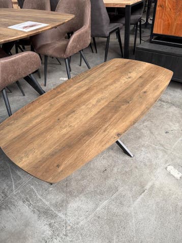 Aziz salontafel Deens ovaal, kleur mango (nieuw, outlet), Nieuw, Overige materialen